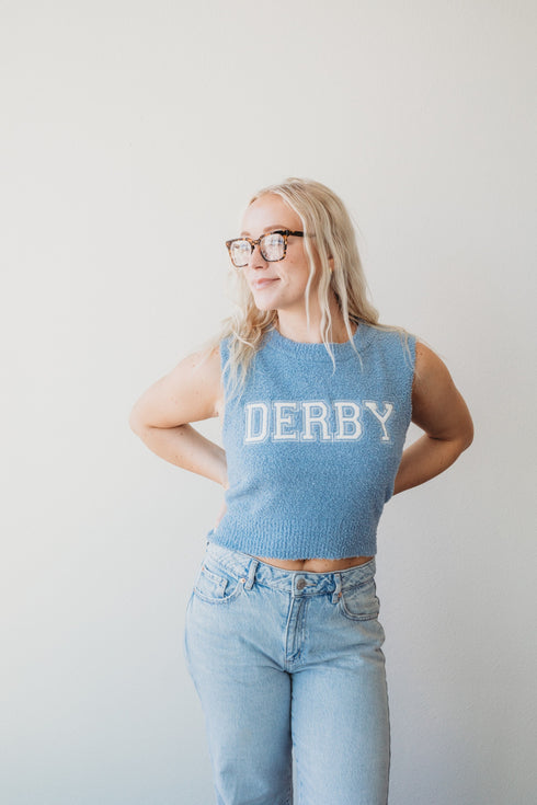 Kentucky Derby Sweater Tank Cropped Sweater Tank